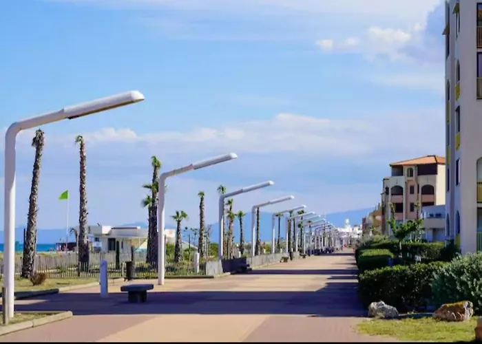 Front De Mer, Clim, Vue Magnifique, Appt 5 Couchages, Secteur Lydia Grande Lejlighed Le Barcarès