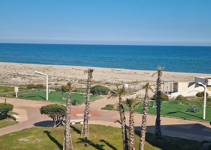 Front De Mer, Clim, Vue Magnifique, Appt 5 Couchages, Secteur Lydia Grande * Le Barcarès